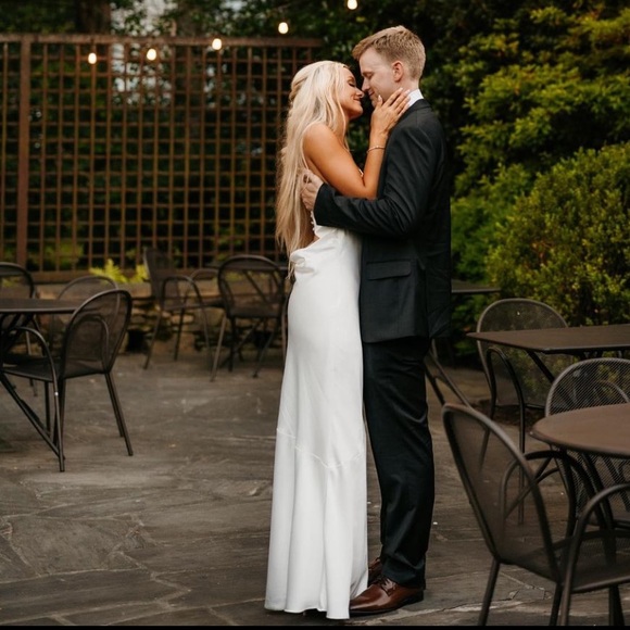 Revelry Leo Satin Dress - Picture 2 of 5